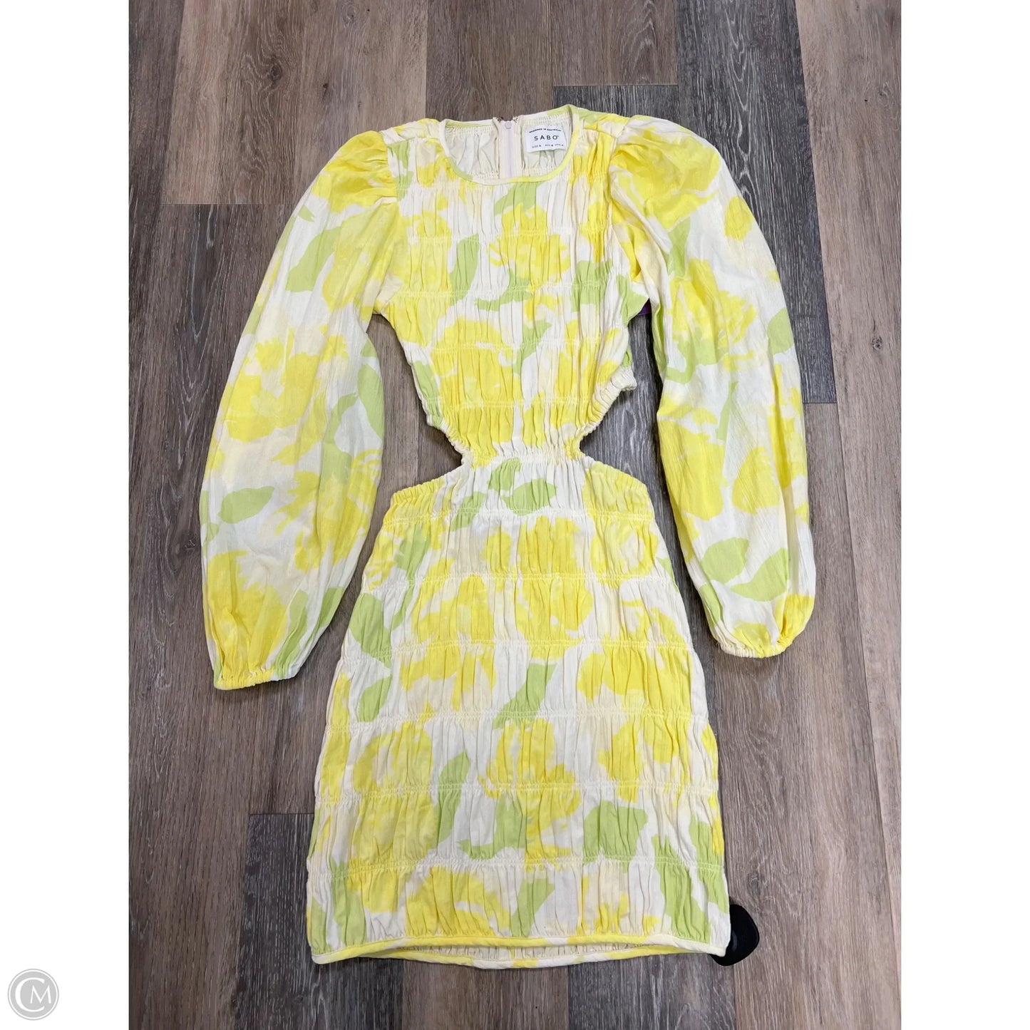 Dress Casual Short By Sabo In Floral Print, Size: S
