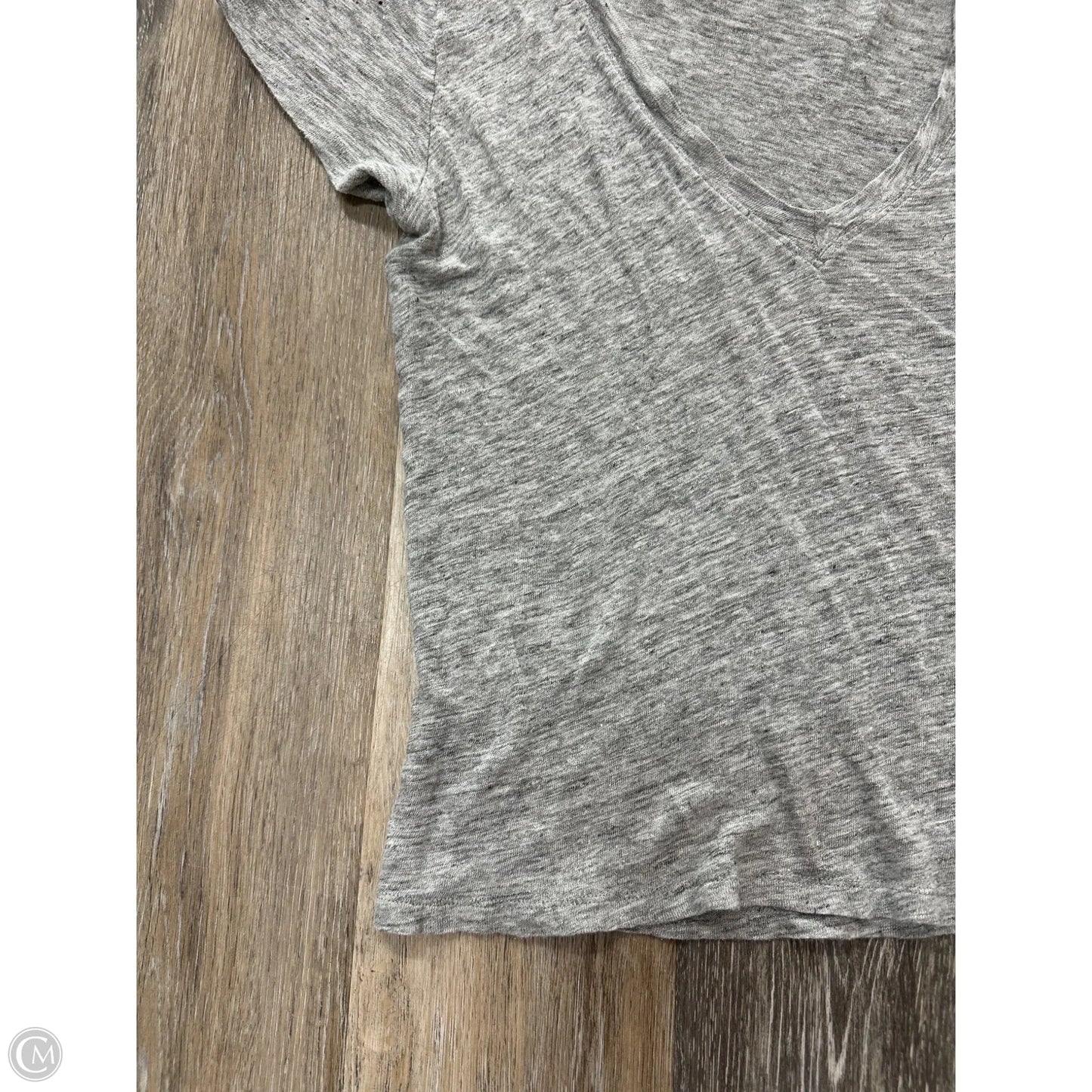 Top Short Sleeve By IRO In Grey, Size: L