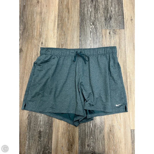 Athletic Shorts By Nike Apparel In Teal, Size: 2x