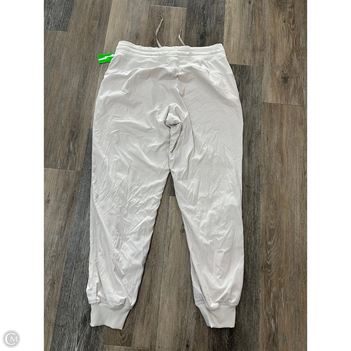Athletic Pants By Lululemon In Cream, Size: 10
