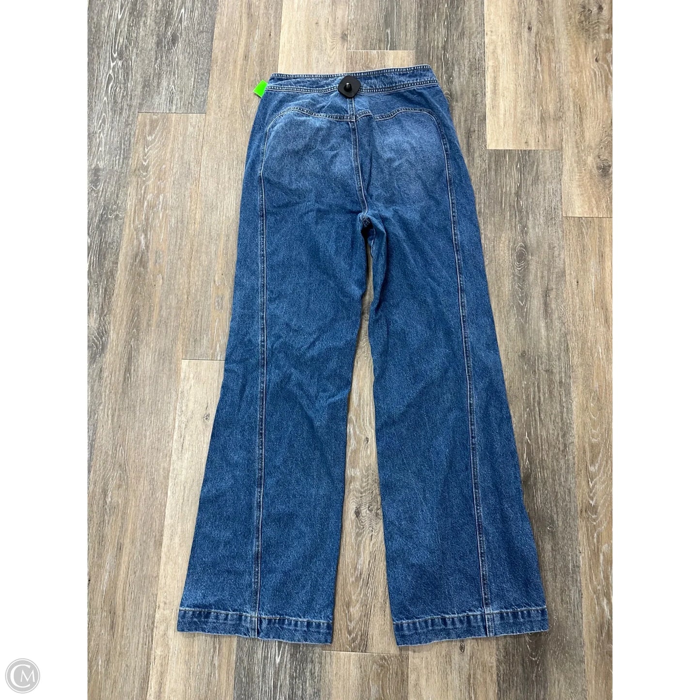 Jeans Wide Leg By We The Free In Blue Denim, Size: M