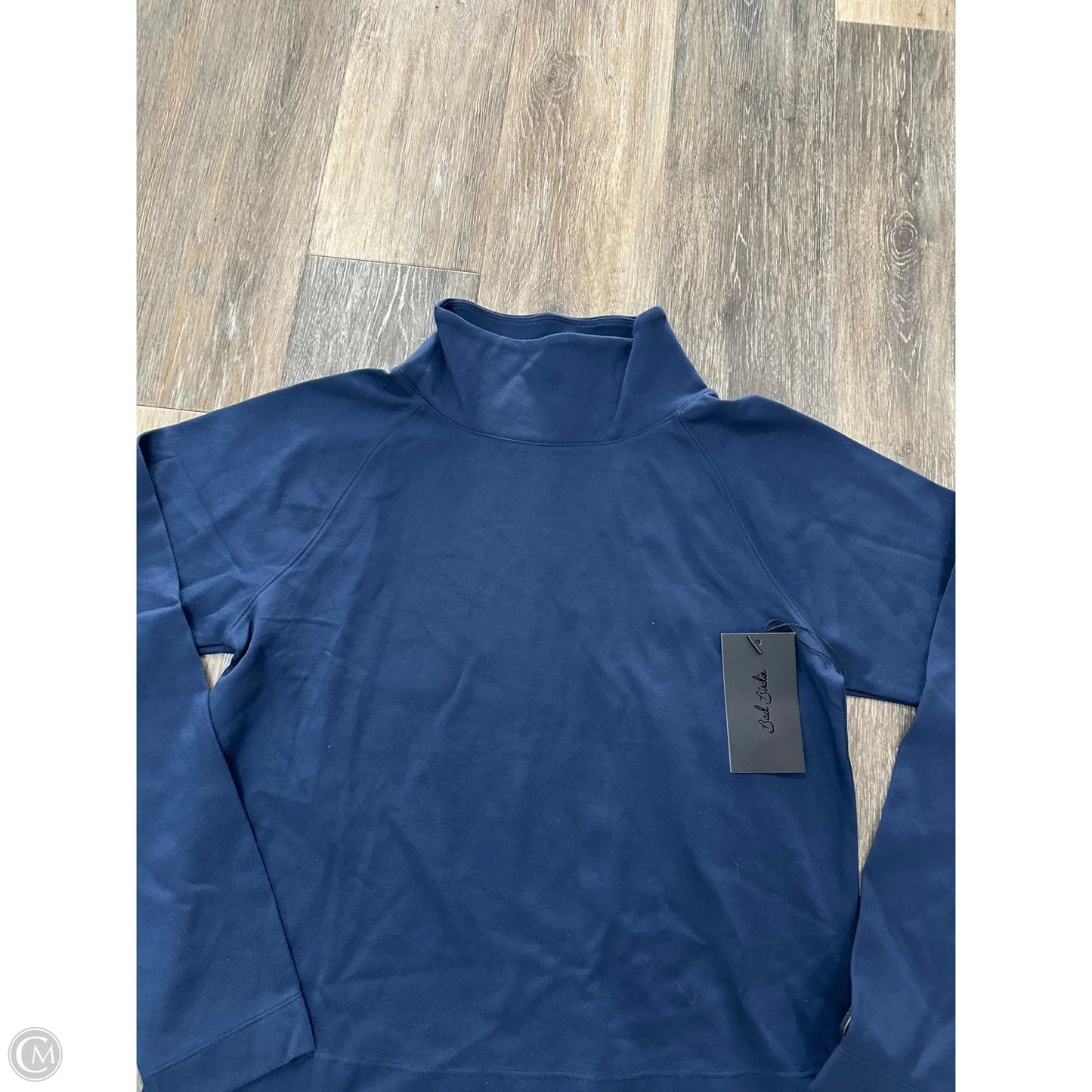 Athletic Top Long Sleeve Collar Bad Birdie In Navy, Size: S