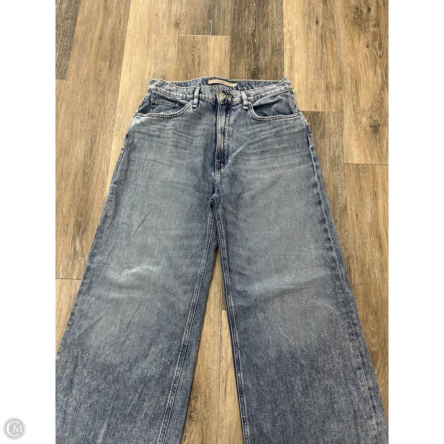 Jeans Wide Leg By Hudson In Blue Denim, Size: 6