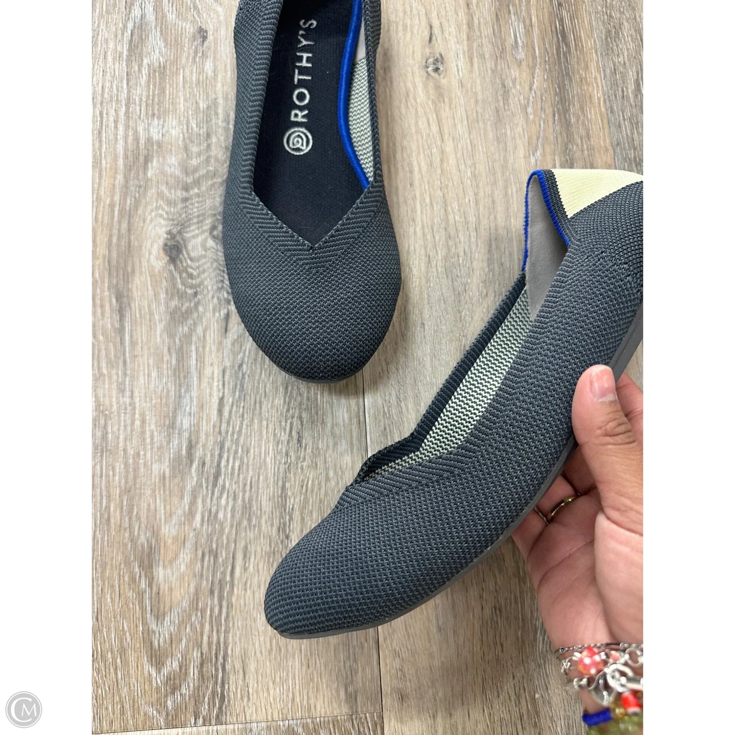 Shoes Flats By Rothys In Grey, Size: 9