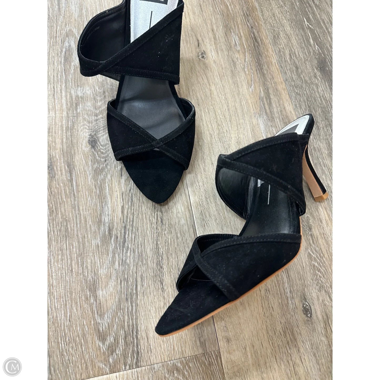 Sandals Heels Stiletto By Dolce Vita In Black, Size: 9.5