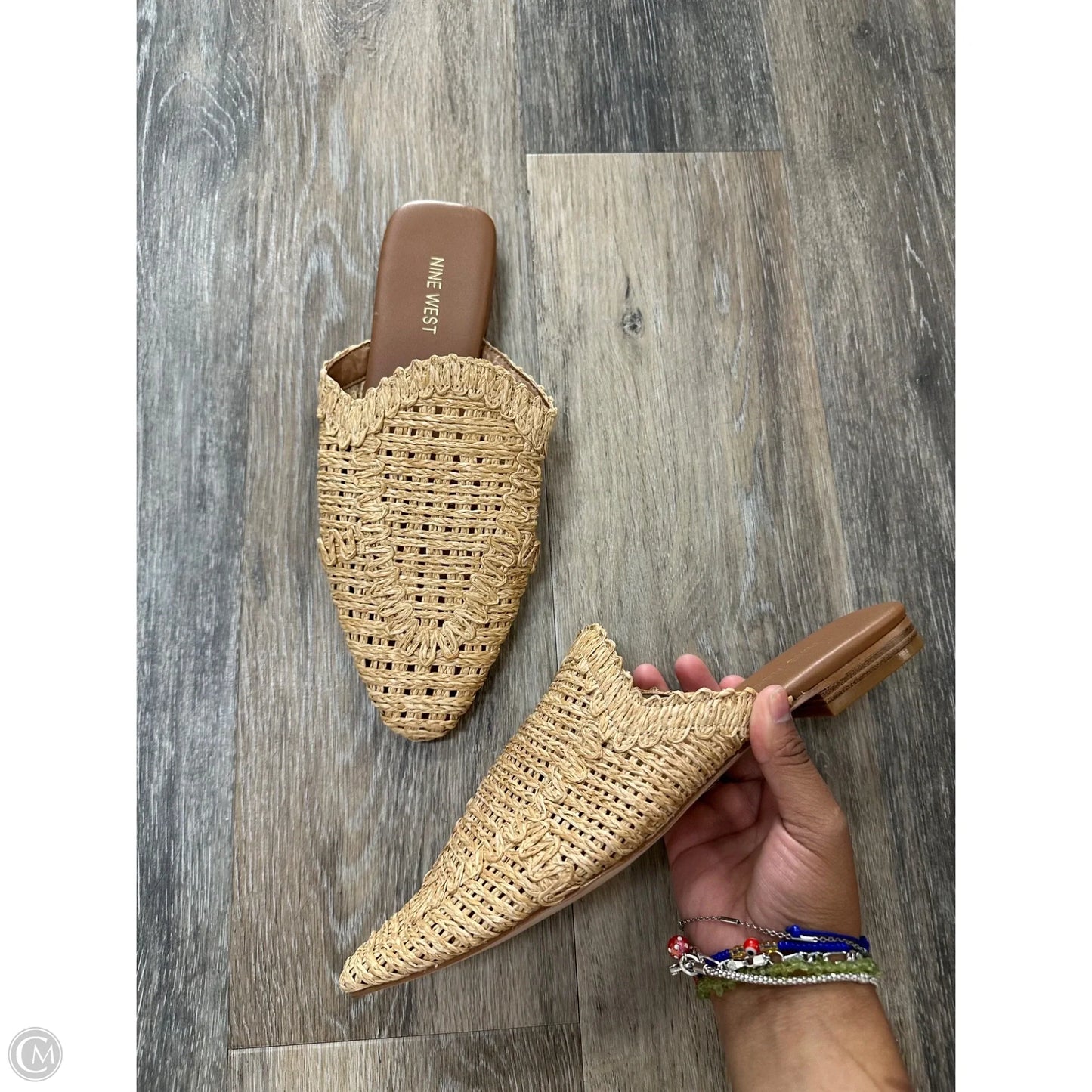 Shoes Flats By Nine West In Tan, Size: 9.5