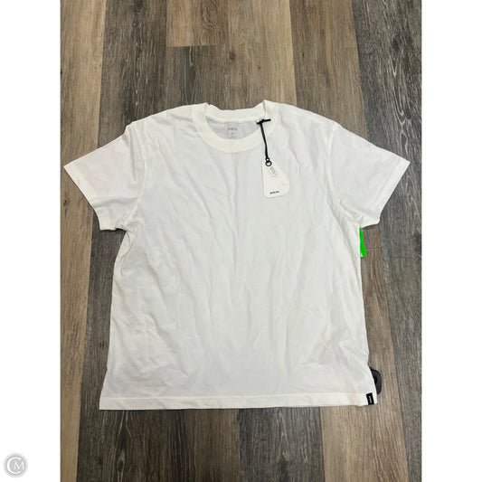 Top Short Sleeve By Prana In White, Size: M