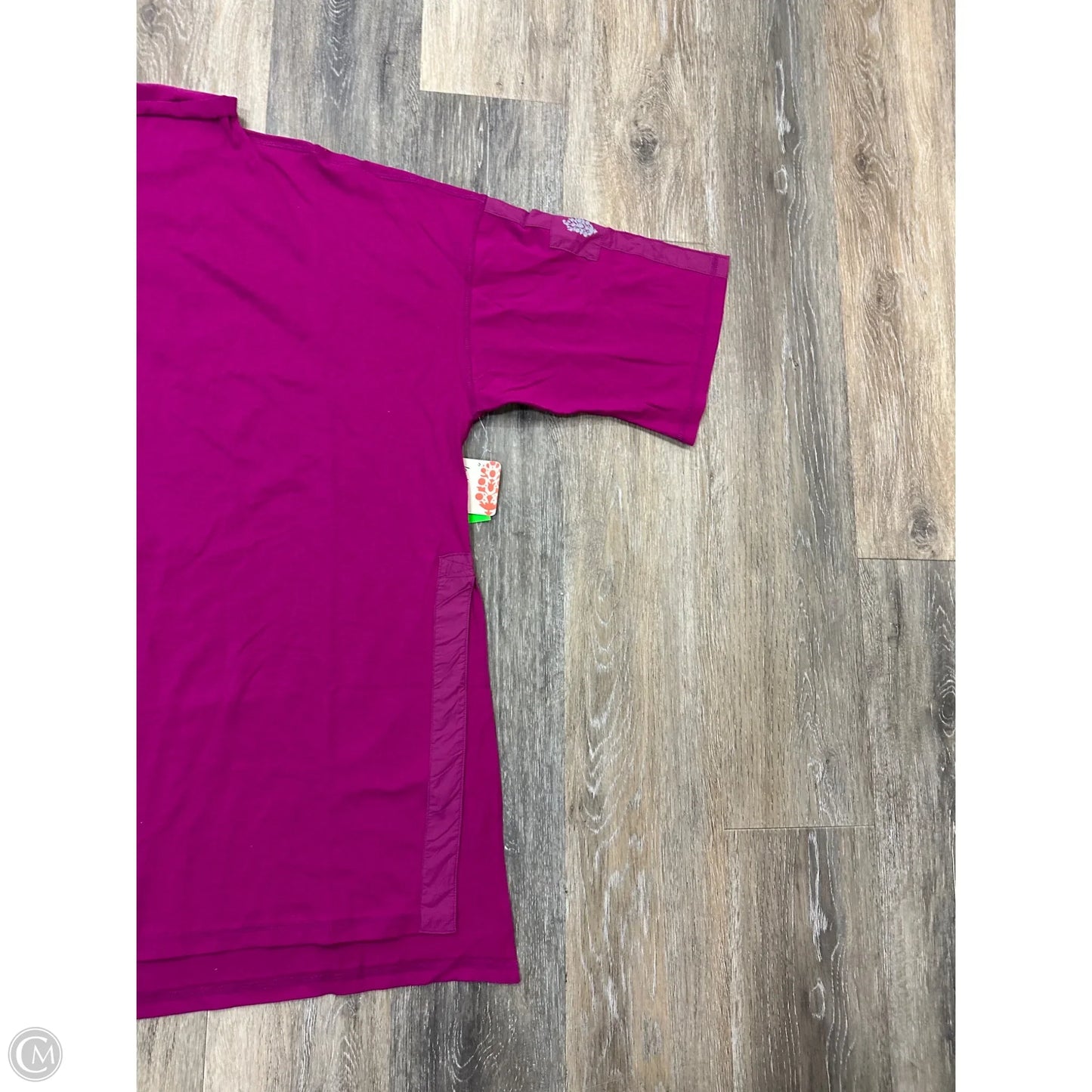 Top Short Sleeve By Free People In Purple, Size: M