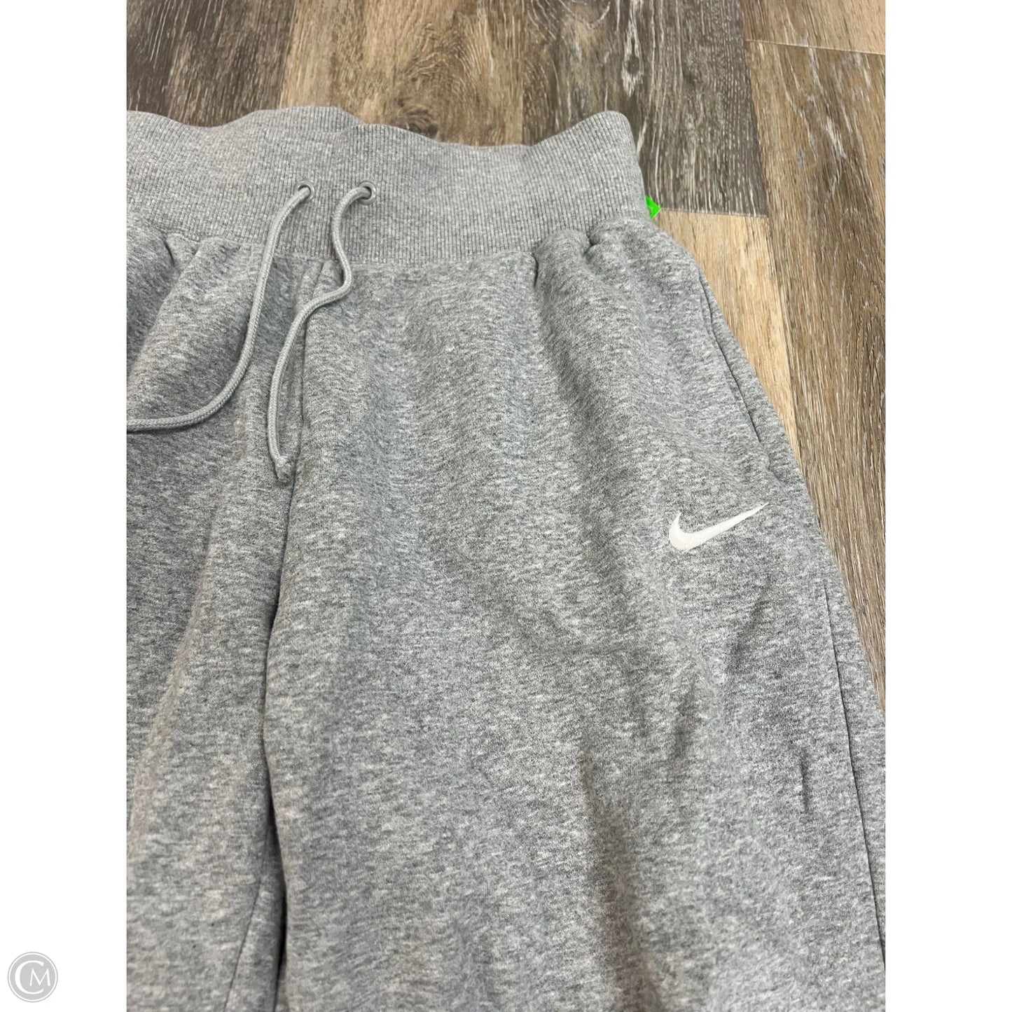 Athletic Pants By Nike Apparel In Grey, Size: S