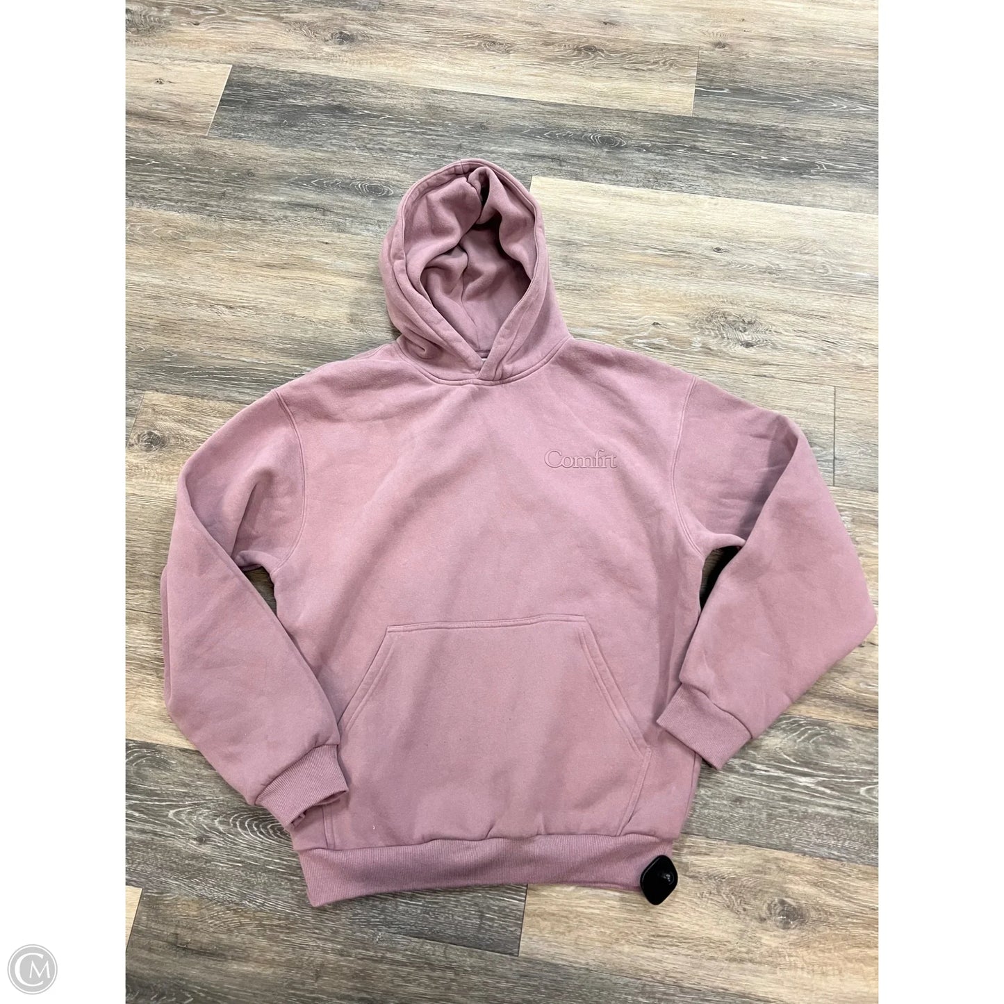 Sweatshirt Hoodie By Comfrt In Purple, Size: S