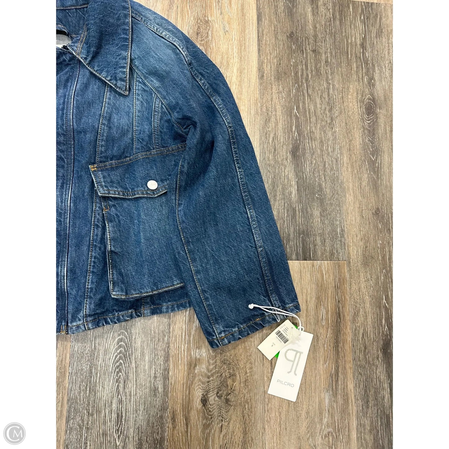 Jacket Denim By Pilcro In Blue Denim, Size: S