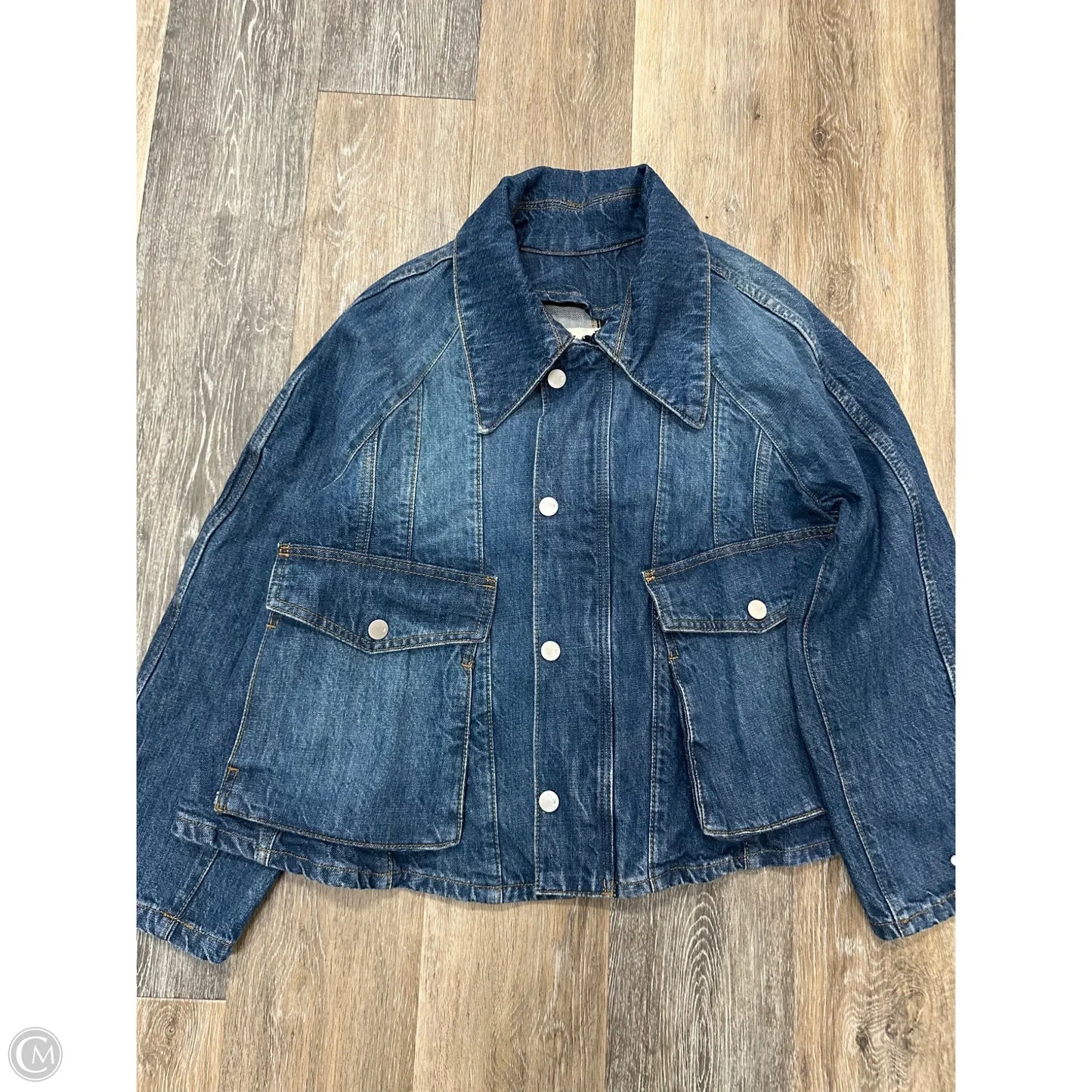 Jacket Denim By Pilcro In Blue Denim, Size: S