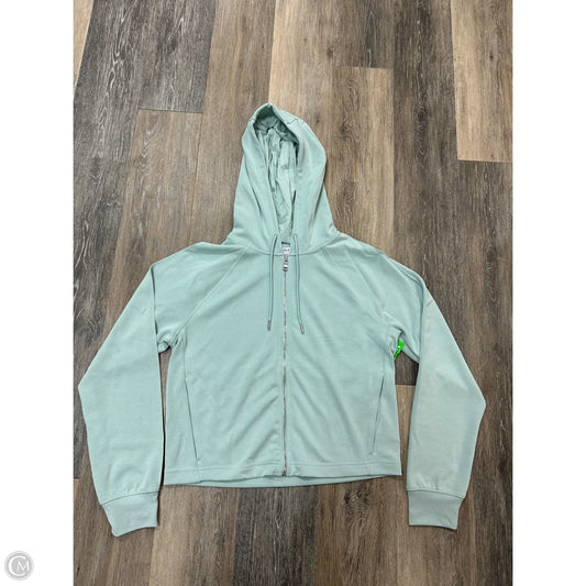 -Athletic Sweatshirt Hoodie By Athleta In Teal, Size: S