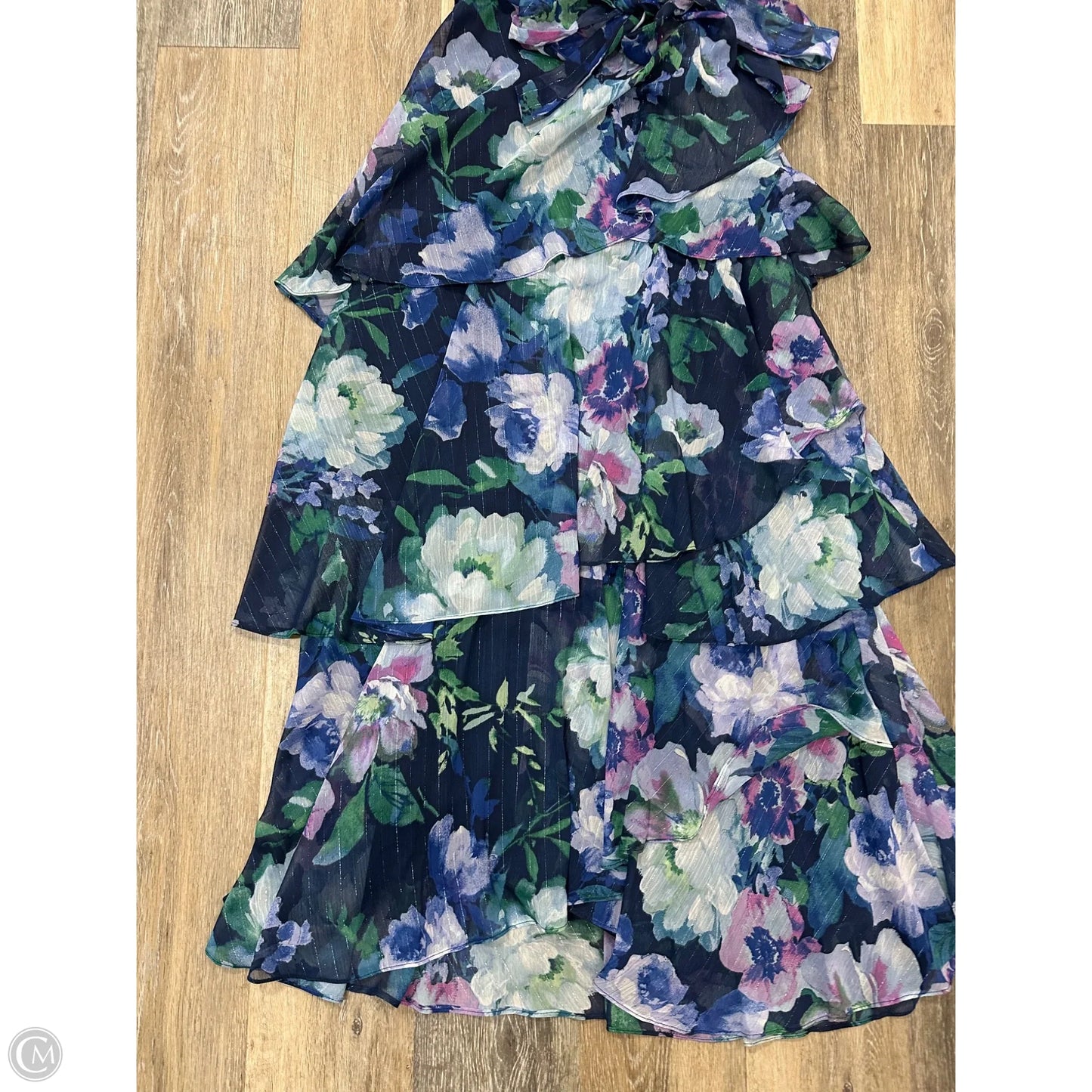 Dress Party Long By Ignite Evenings In Floral Print, Size: M