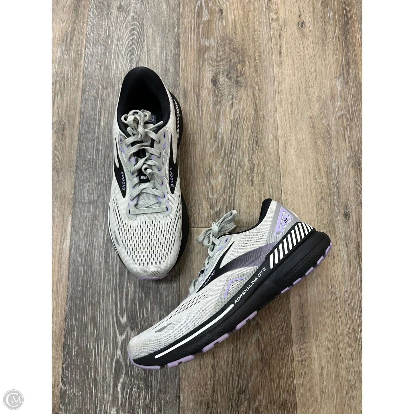Shoes Athletic By Brooks In Grey, Size: 8