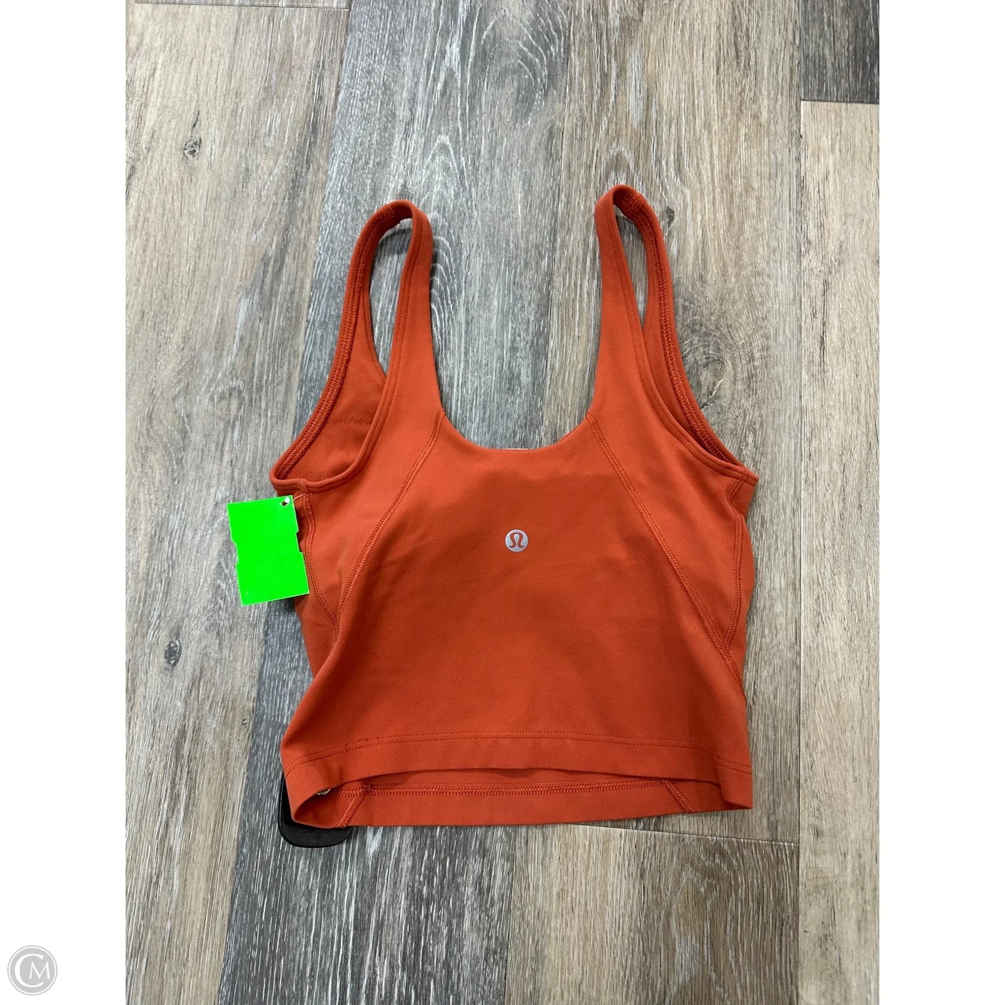 Athletic Tank Top By Lululemon In Orange, Size: 0
