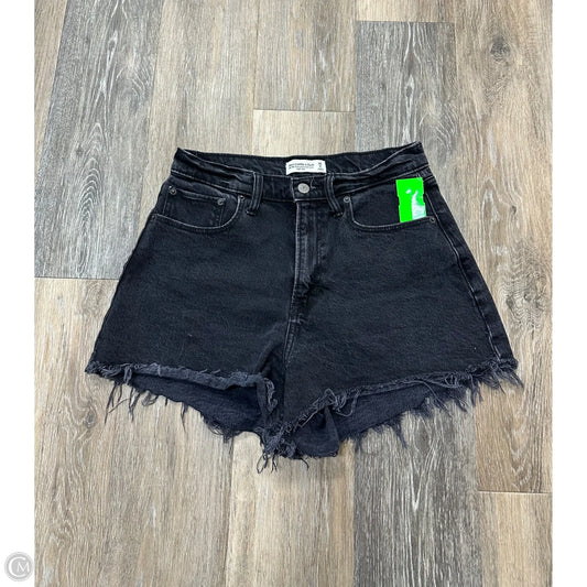 Shorts By Abercrombie And Fitch In Black Denim, Size: 6