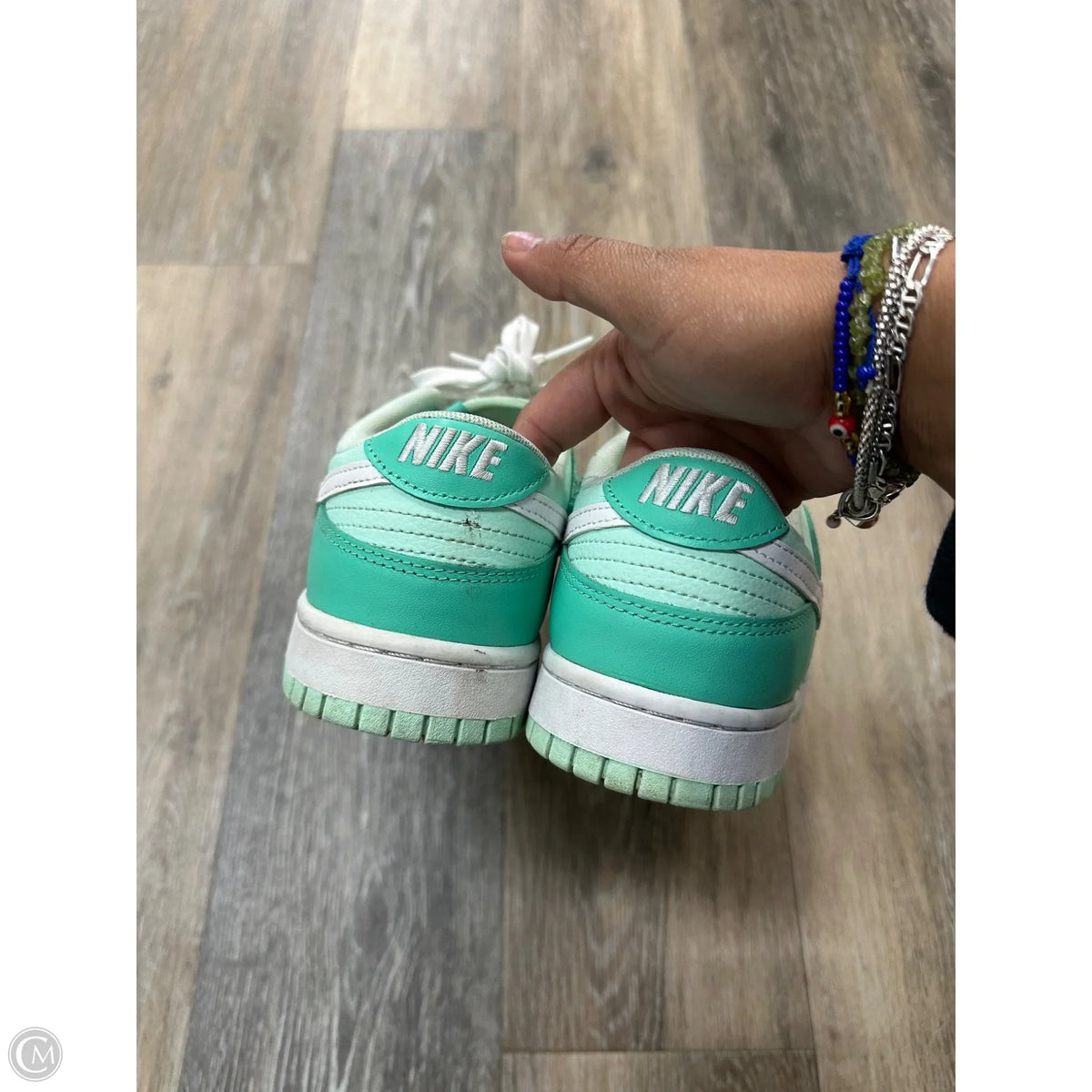 Shoes Athletic By Nike In Green, Size: 8.5