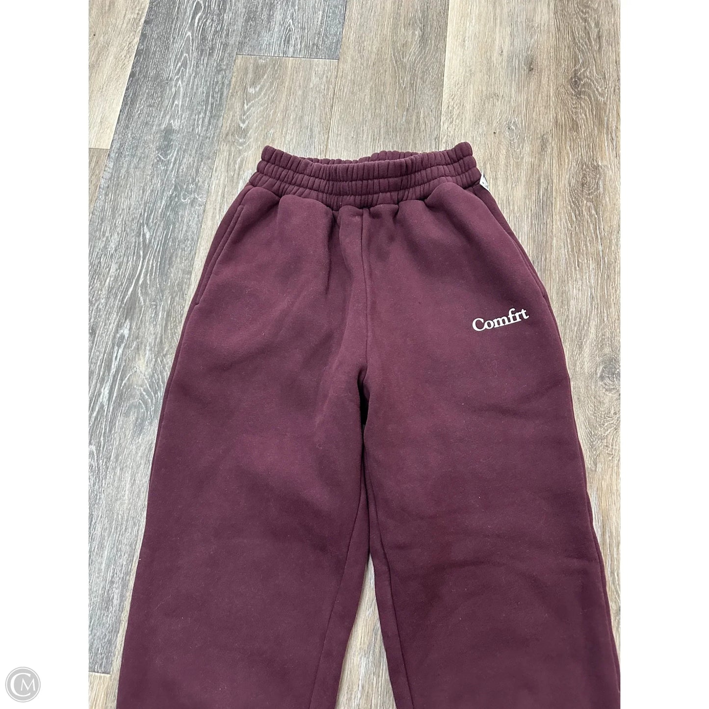 Athletic Pants By Comfrt In Red, Size: Xs
