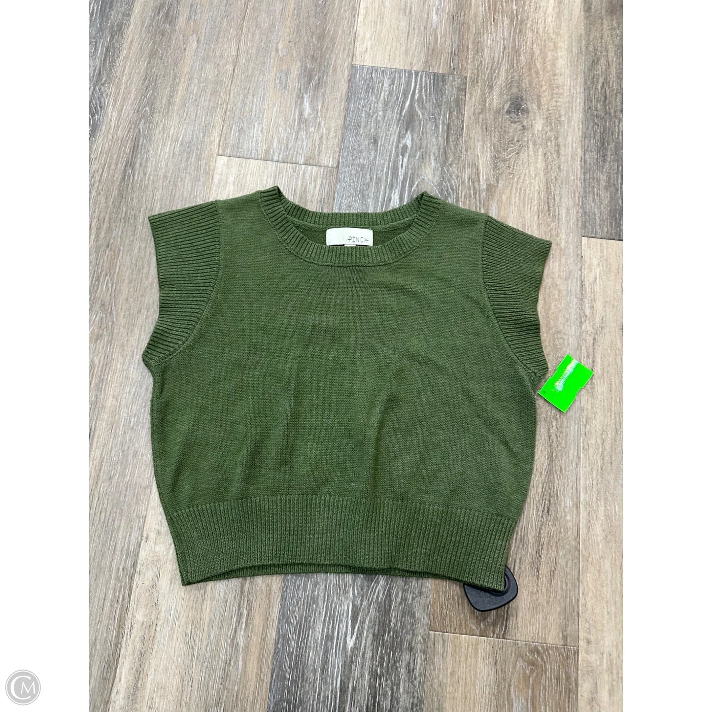 Sweater Short Sleeve By Pinch In Green, Size: S