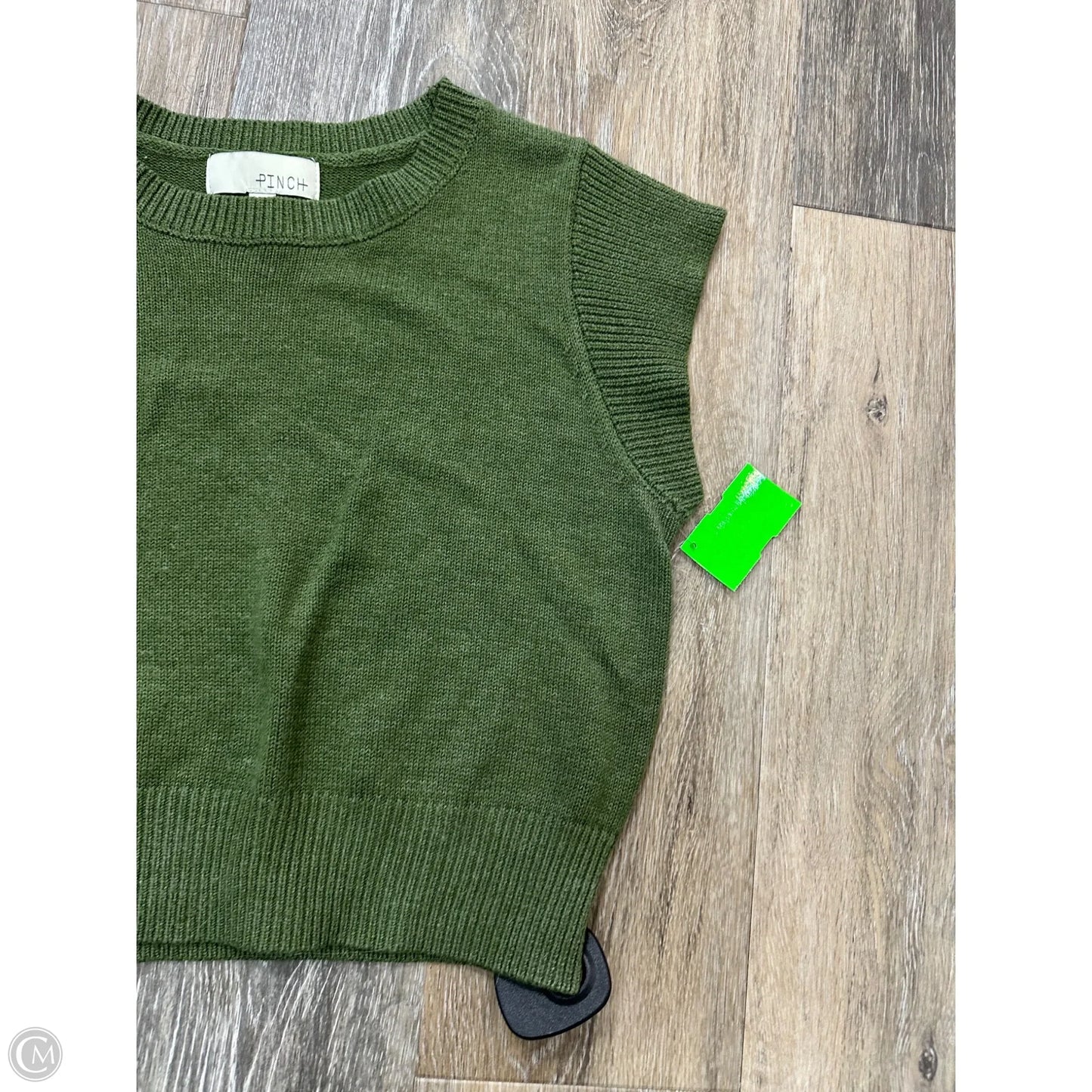 Sweater Short Sleeve By Pinch In Green, Size: S