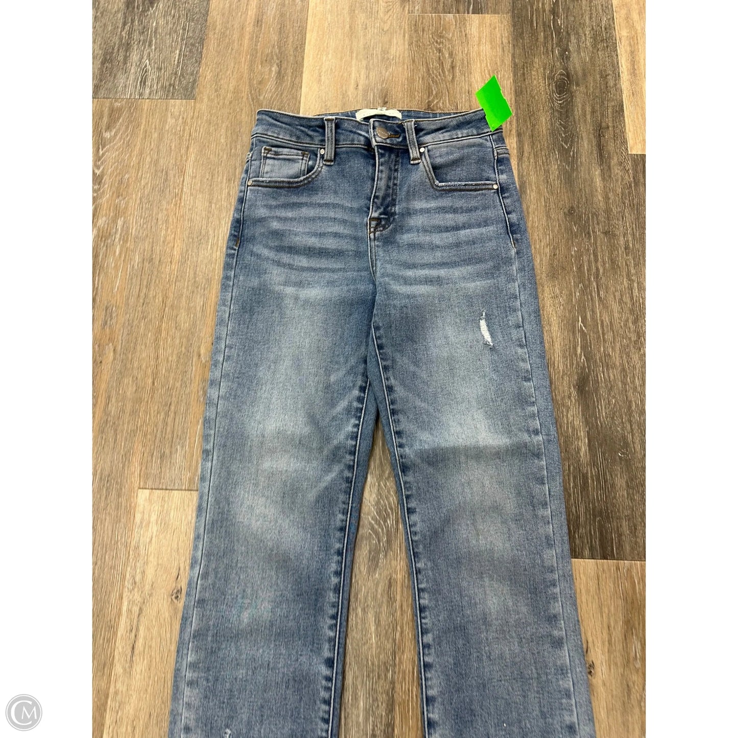 Jeans Straight By Risen In Blue Denim, Size: 2