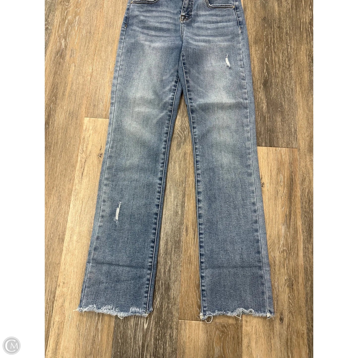 Jeans Straight By Risen In Blue Denim, Size: 2