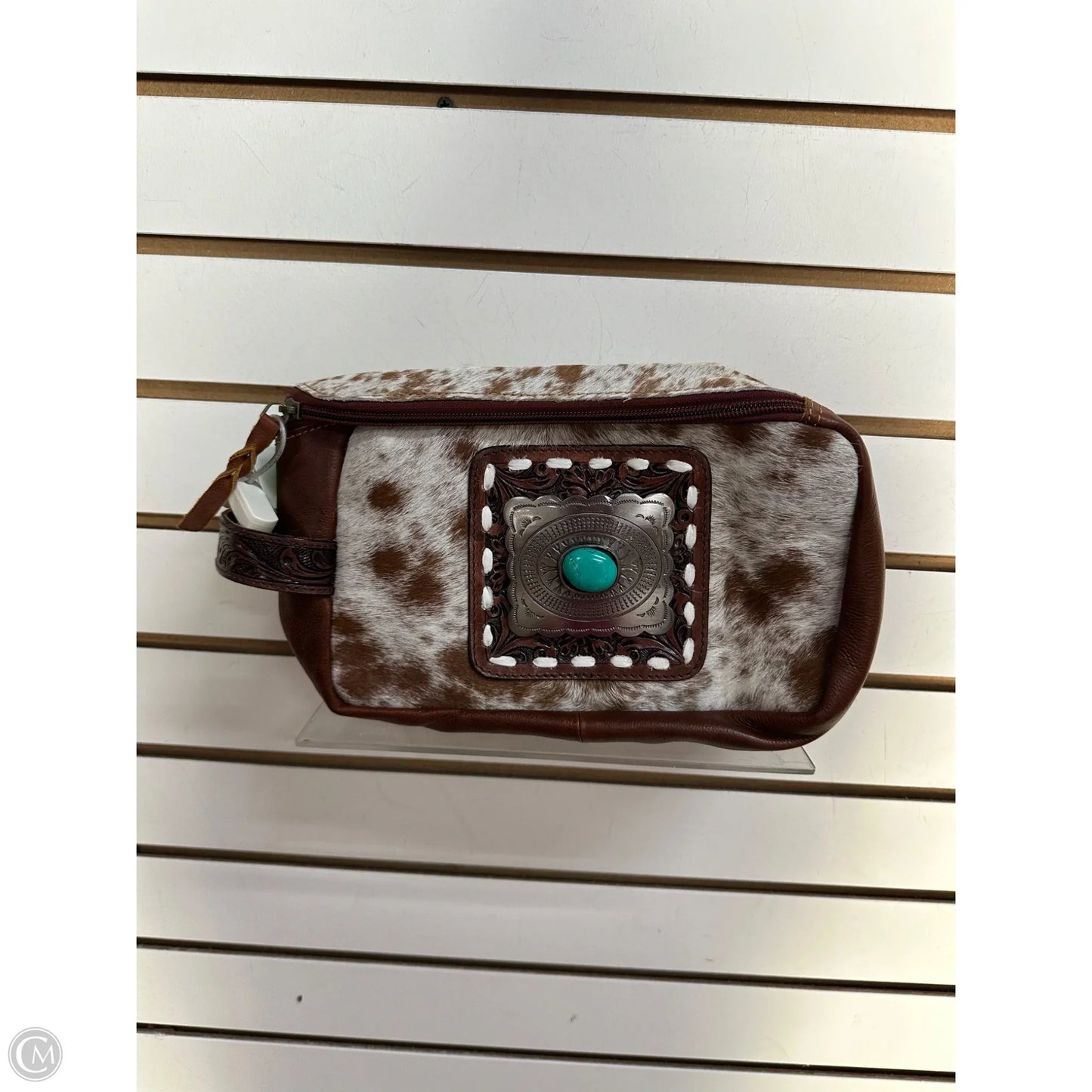 Clutch Leather By Western Lines, Size: Medium