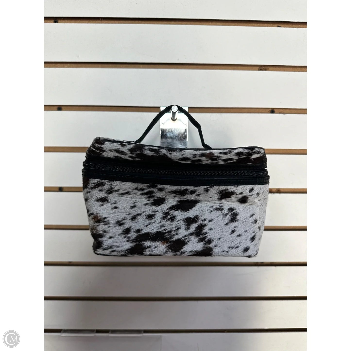 Makeup Bag Leather By Cmc, Size: Medium