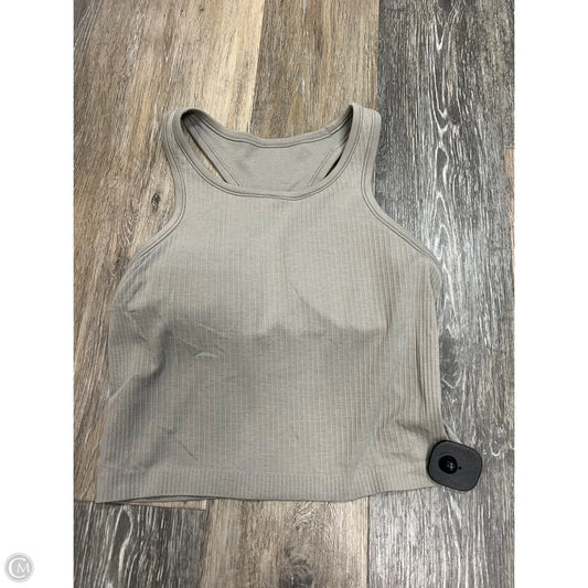 Athletic Tank Top By Lululemon In Tan, Size: 8