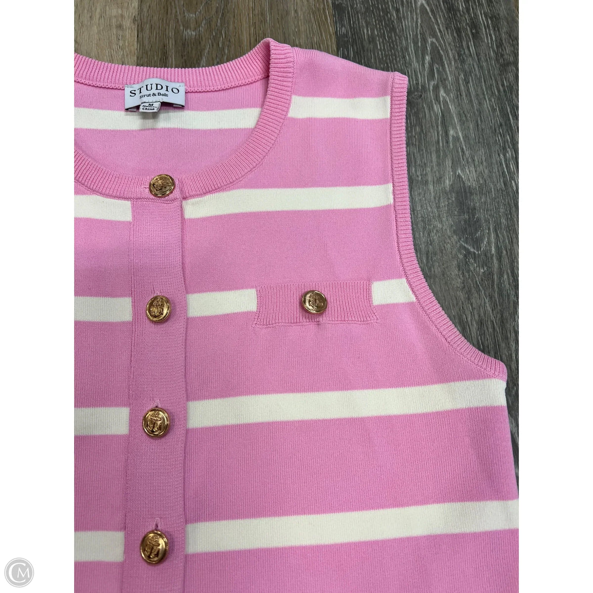 Tank Top By Strut & Bolt In Striped Pattern, Size: M