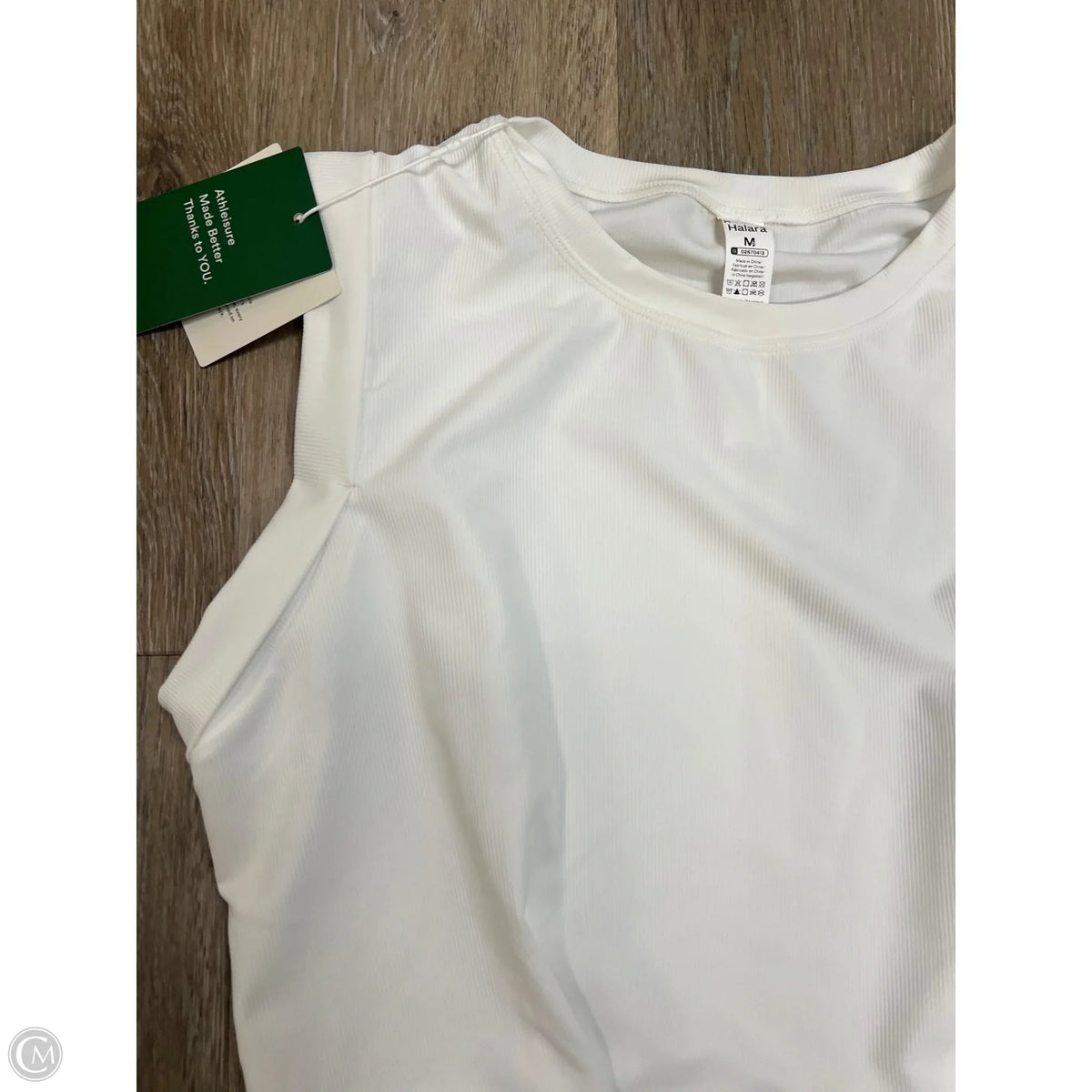 Tank Top By Halara In White, Size: M