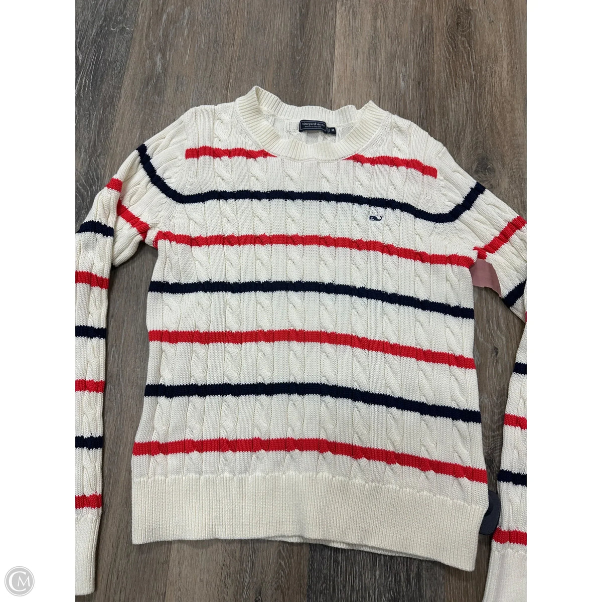 Sweater By Vineyard Vines In Striped Pattern, Size: M
