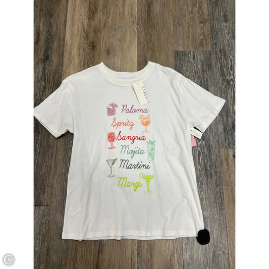 Top Short Sleeve By Z Supply In White, Size: S