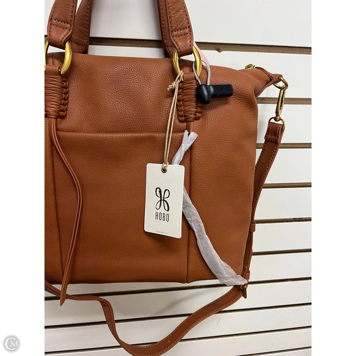 Handbag Leather By Hobo Intl, Size: Large