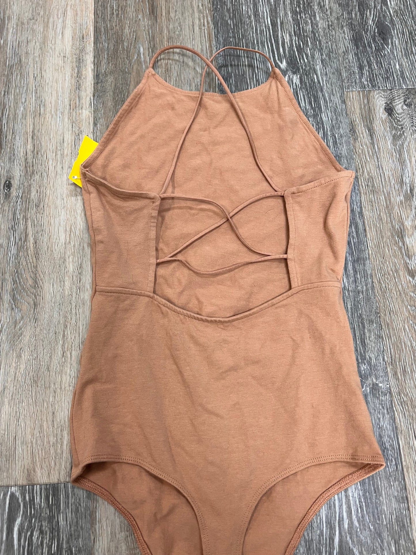 Bodysuit By American Eagle In Tan, Size: S