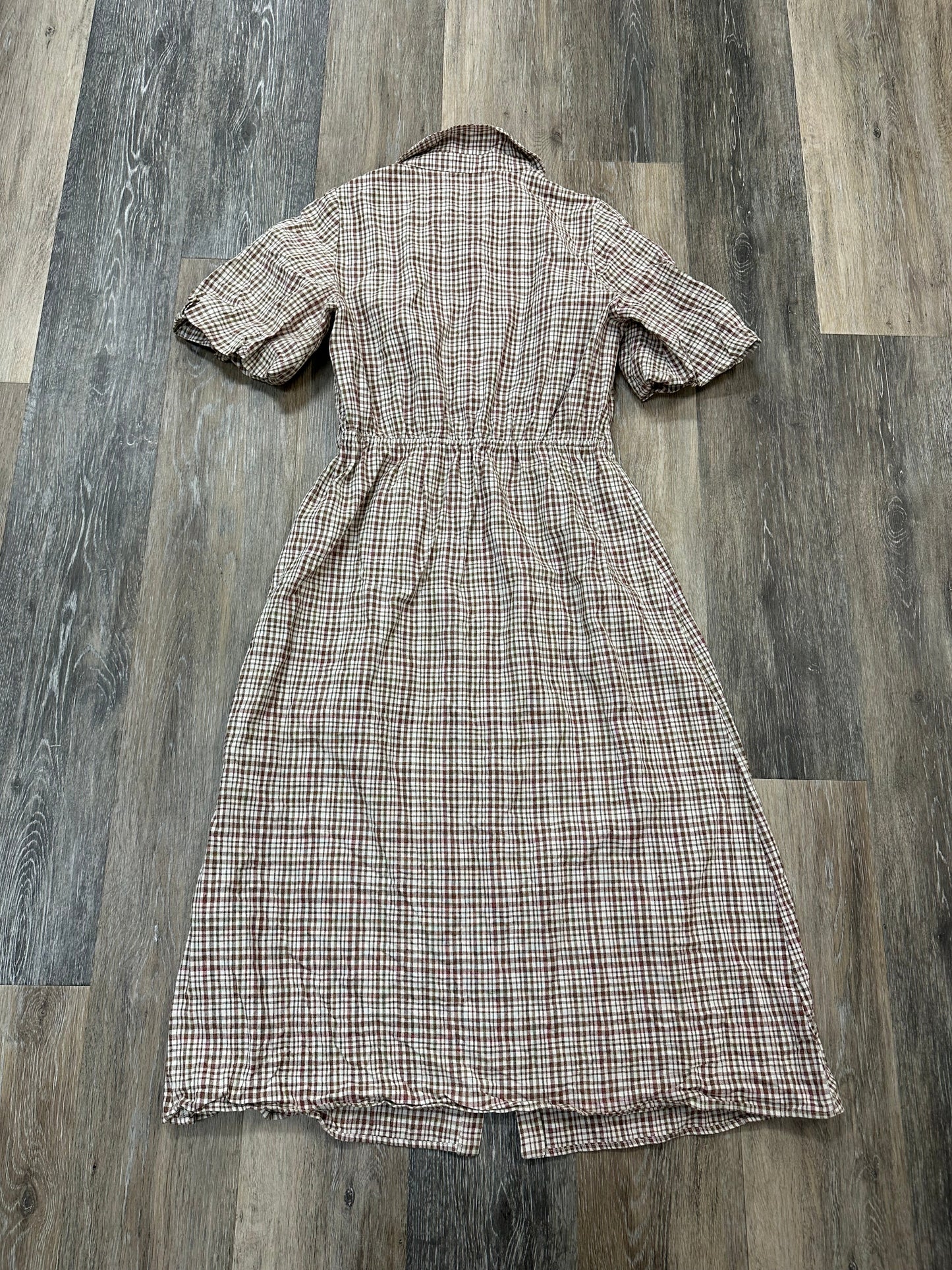 Dress Designer By Sezane In Plaid Pattern, Size: 2