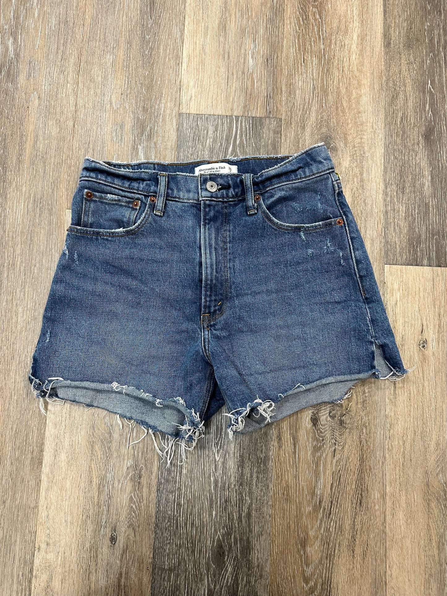 Shorts By Abercrombie And Fitch In Blue Denim, Size: 2