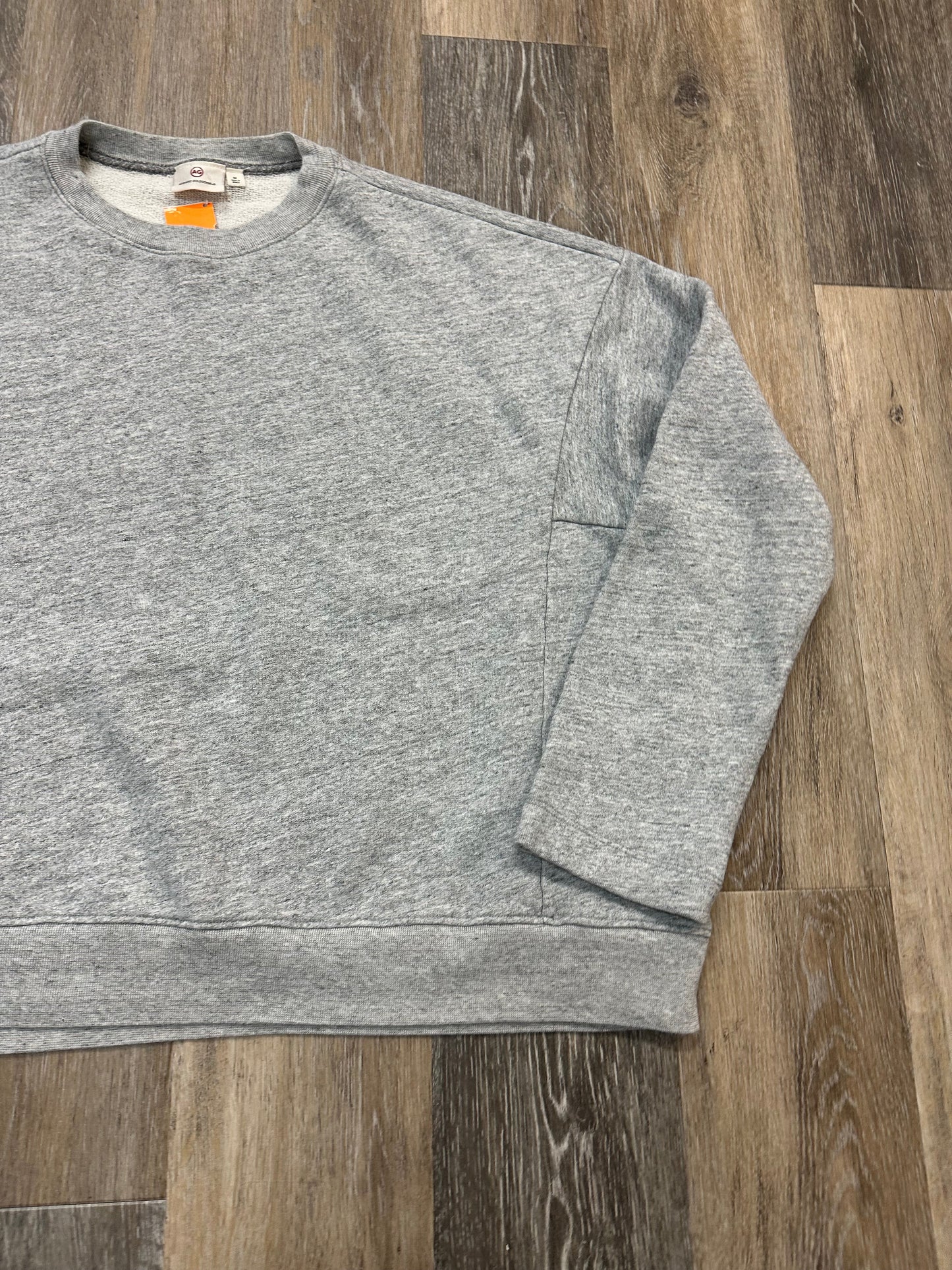 Sweatshirt Crewneck By Adriano Goldschmied In Grey, Size: M