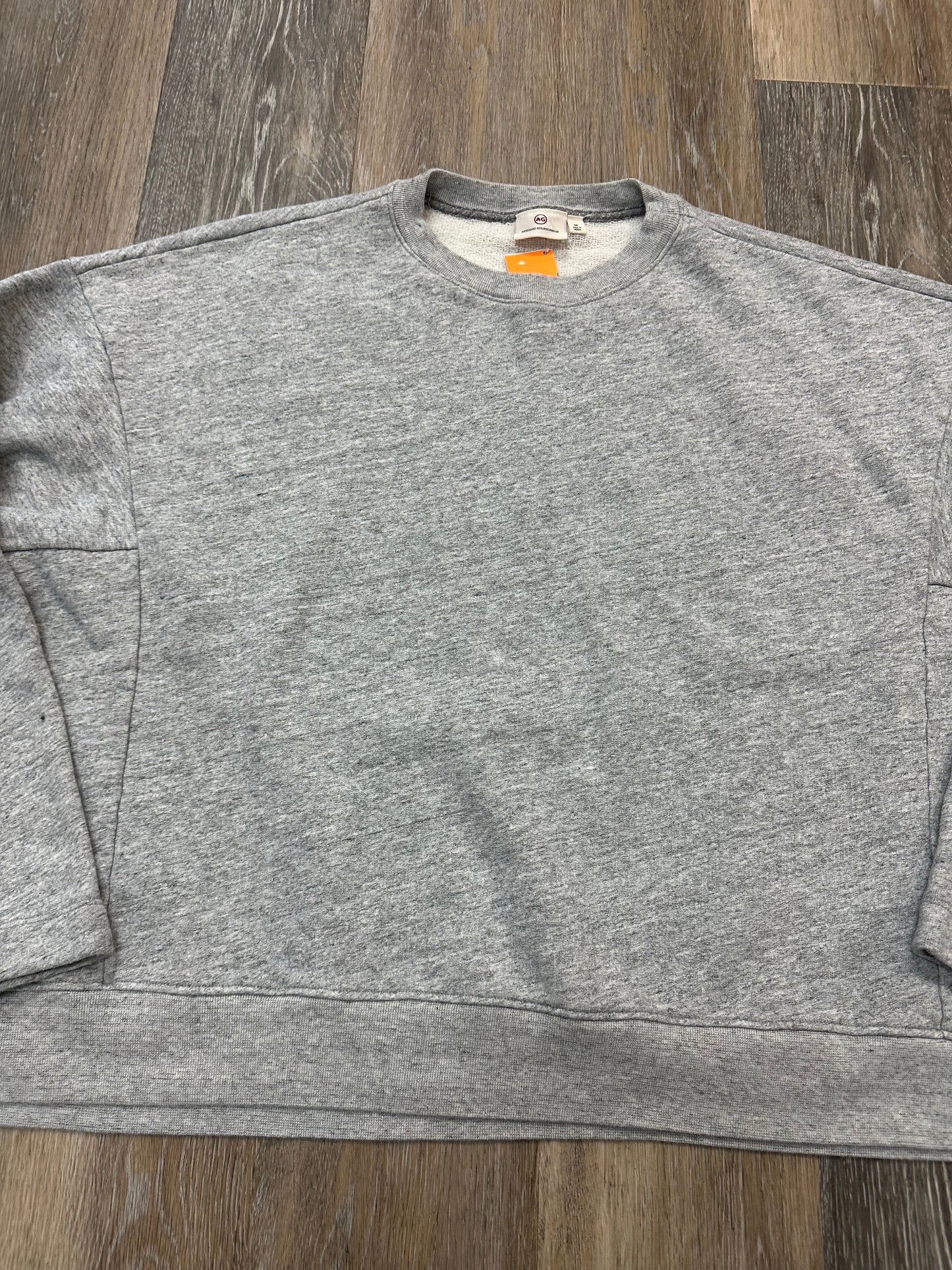 Sweatshirt Crewneck By Adriano Goldschmied In Grey, Size: M