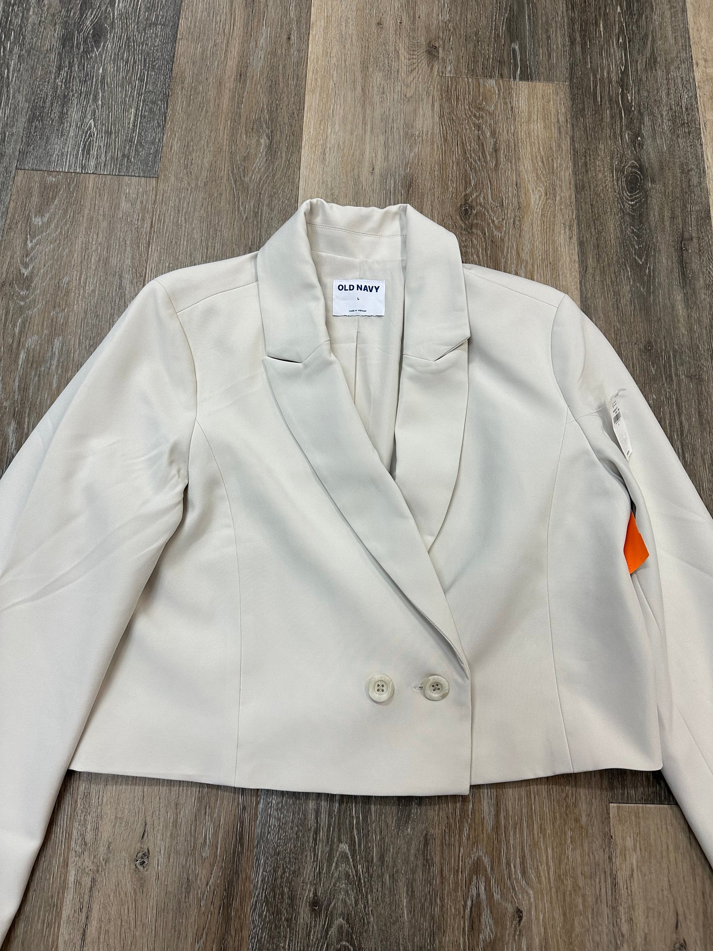 Blazer By Old Navy In Cream, Size: L