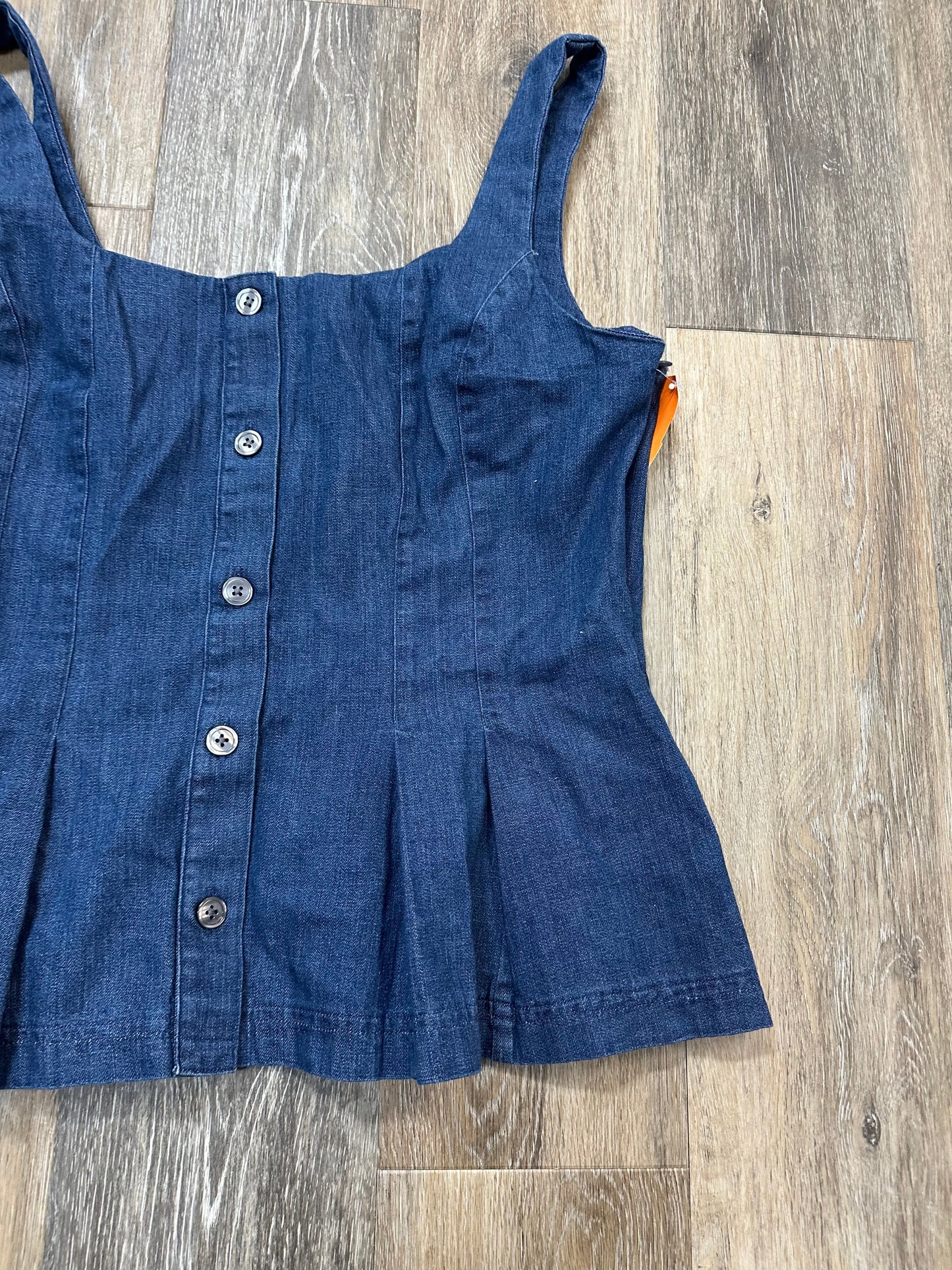 Tank Top By Banana Republic In Blue Denim, Size: 12