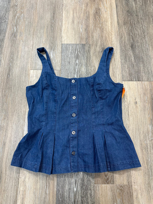 Tank Top By Banana Republic In Blue Denim, Size: 12