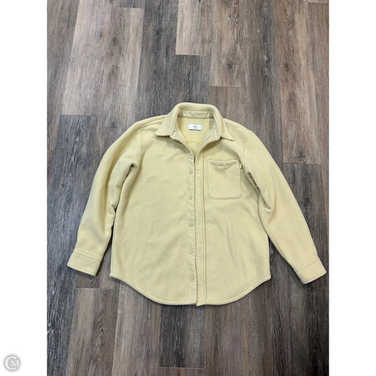 Jacket Shirt By TNA In Yellow, Size: M