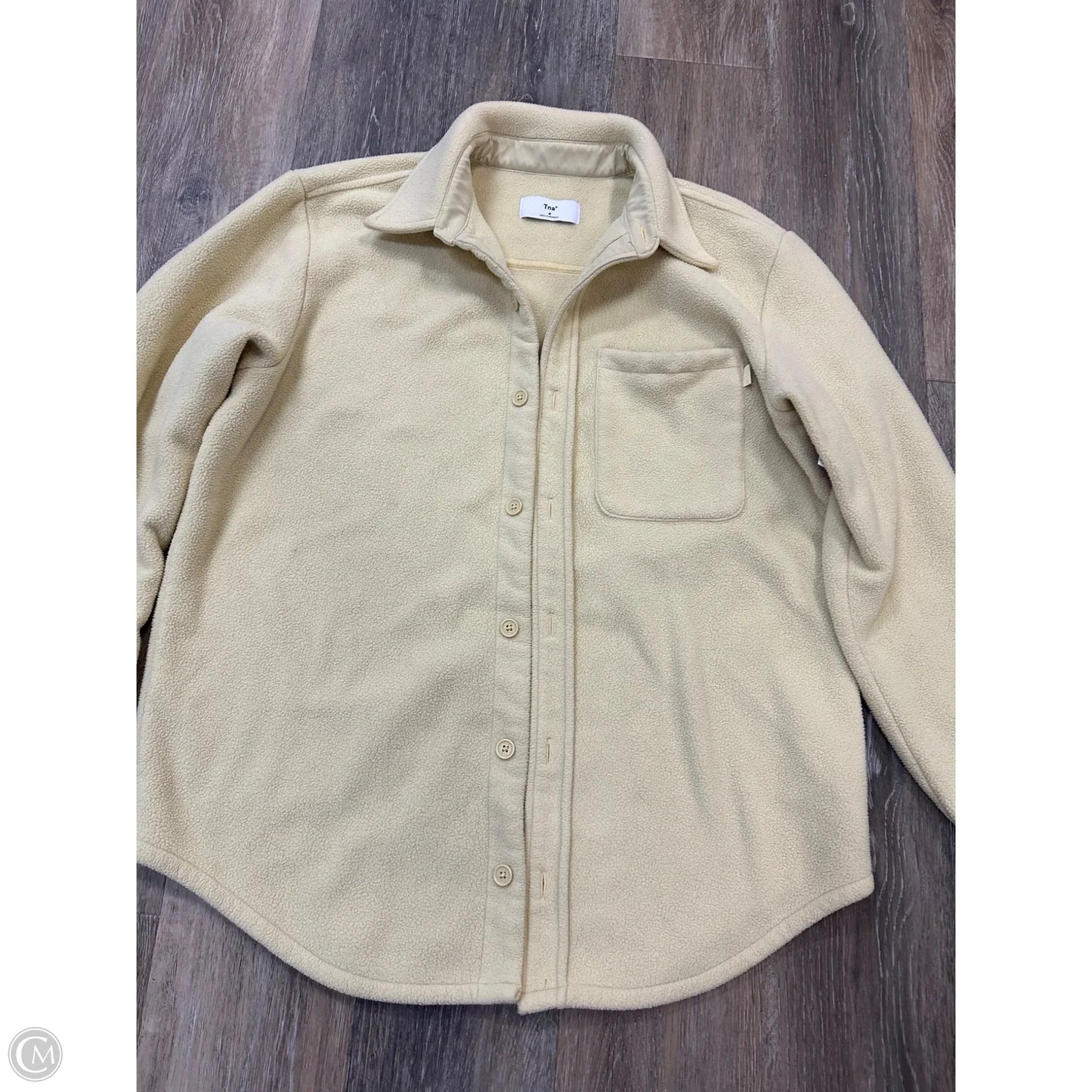 Jacket Shirt By TNA In Yellow, Size: M