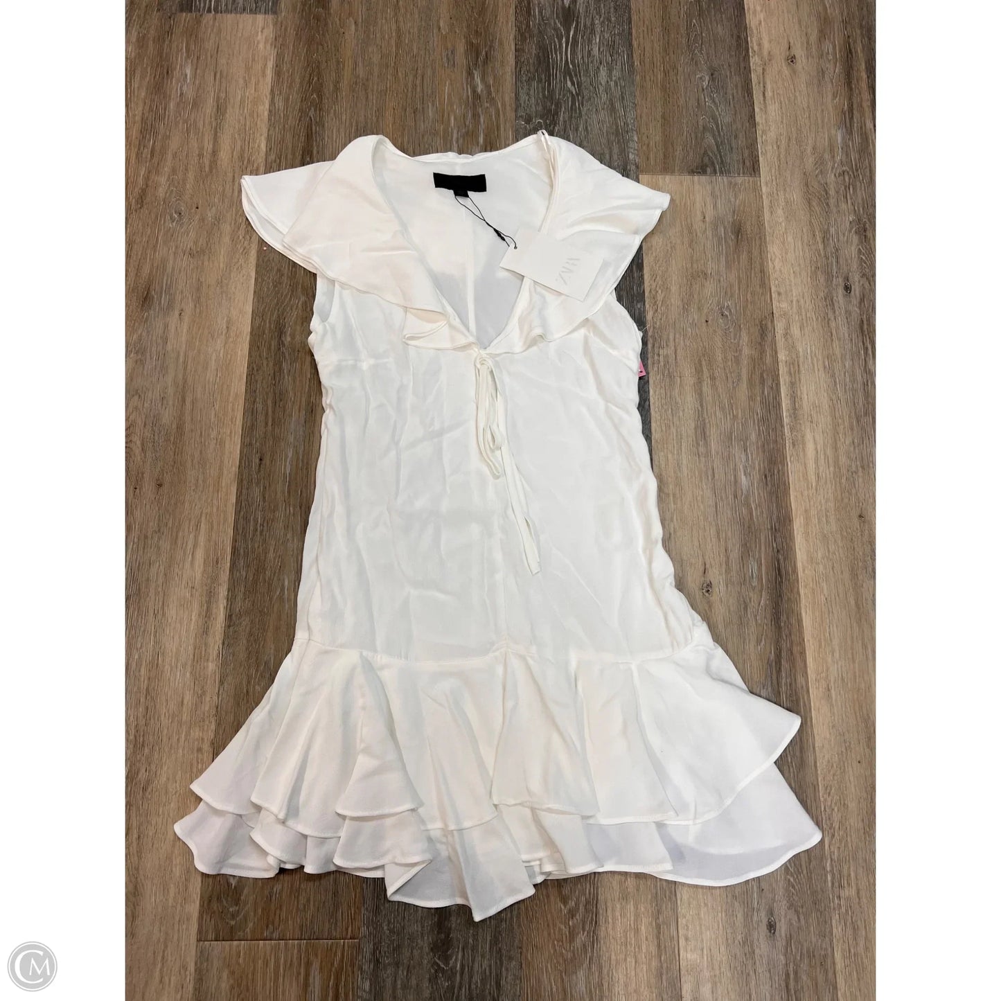 Dress Casual Short By Zara In White, Size: M