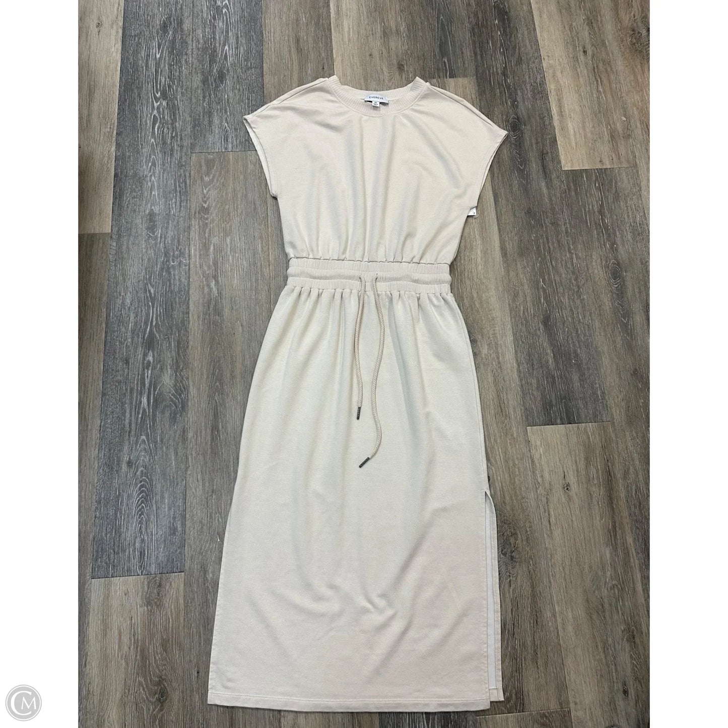 Dress Casual Maxi By Evereve In Cream, Size: Xs