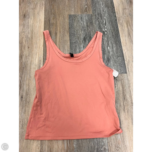 Athletic Tank Top By Under Armour In Coral, Size: Xl