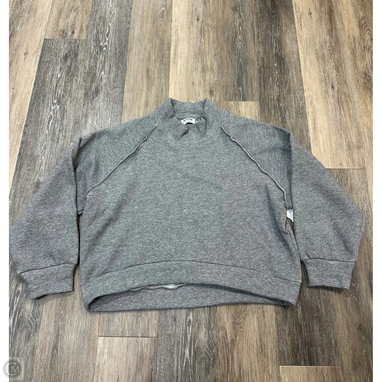 Sweatshirt Collar By LNA Clothing In Grey, Size: Xl