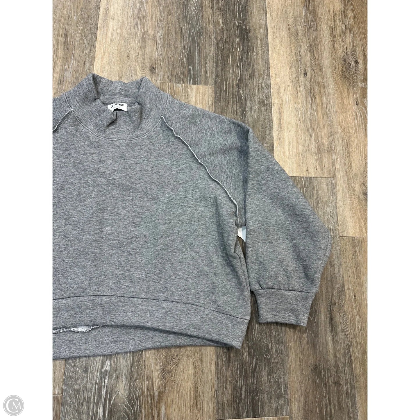 Sweatshirt Collar By LNA Clothing In Grey, Size: Xl